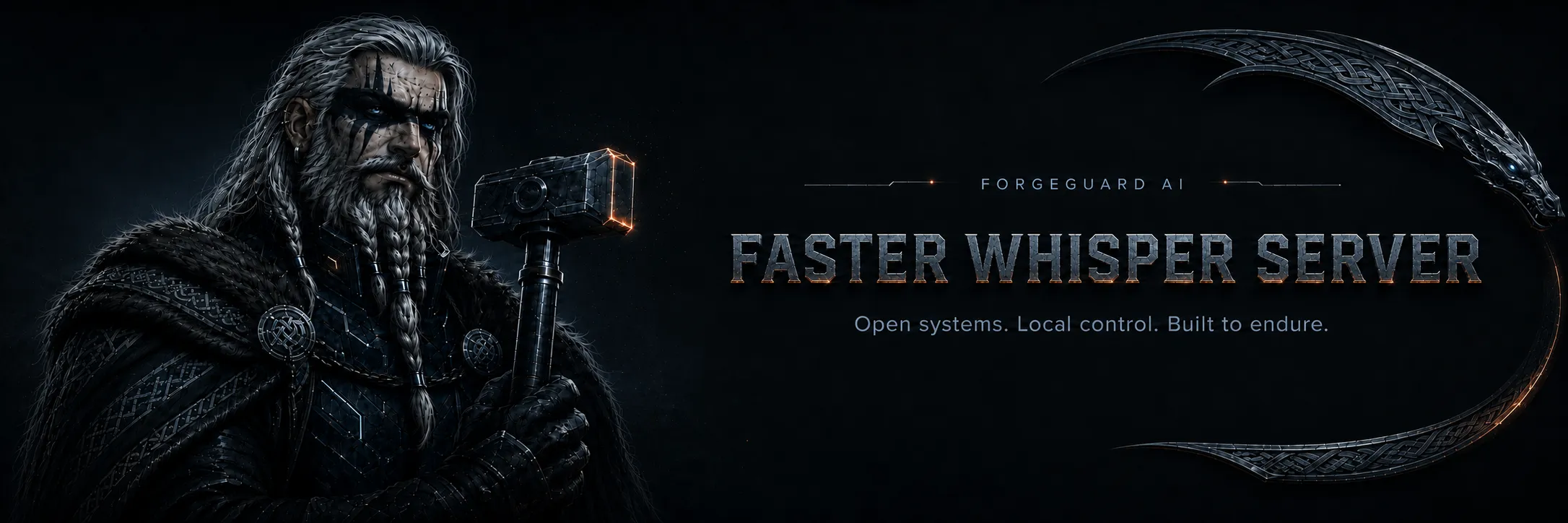 ForgeGuard Faster Whisper Server project banner